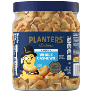 Planters Unsalted Premium Cashews